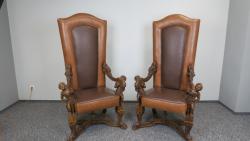 Para monumentalnych foteli wzorowanych na stylu A.Brustolone - sklep internetowy, sprzedaż online 